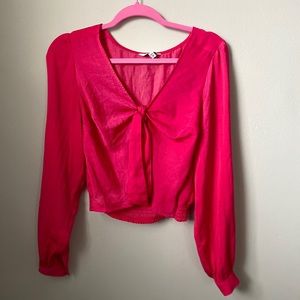 EXPRESS- Silk crop top
